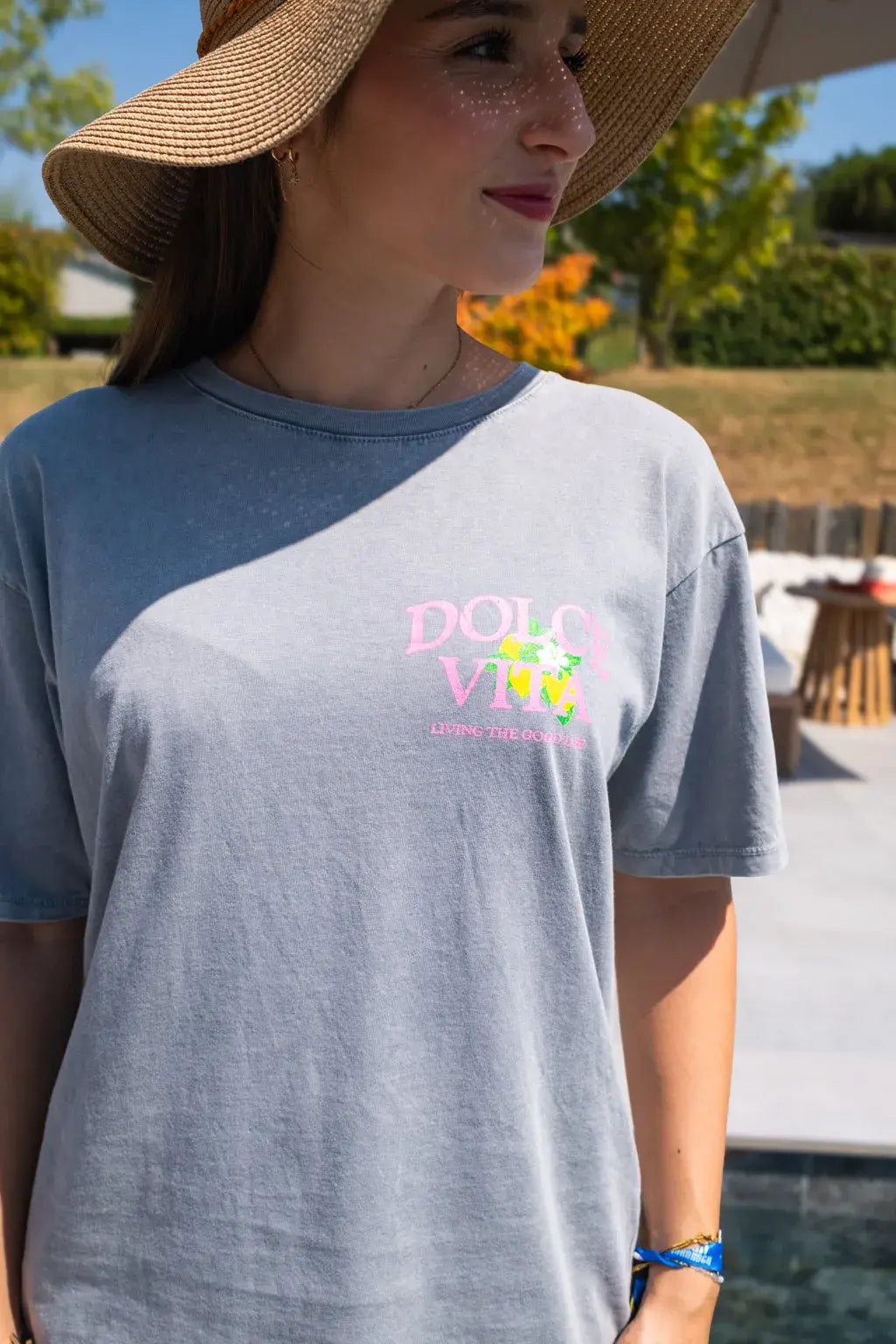 T-shirt Dolce Vita gris