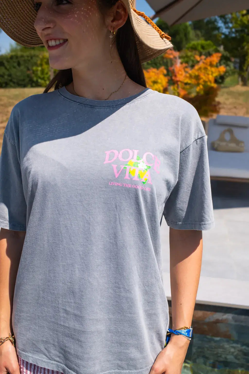 T-shirt Dolce Vita gris