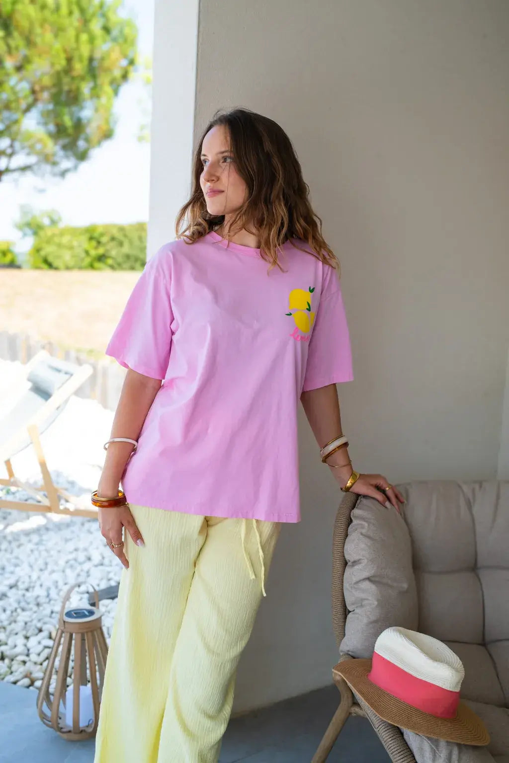 T-shirt Lemons rose