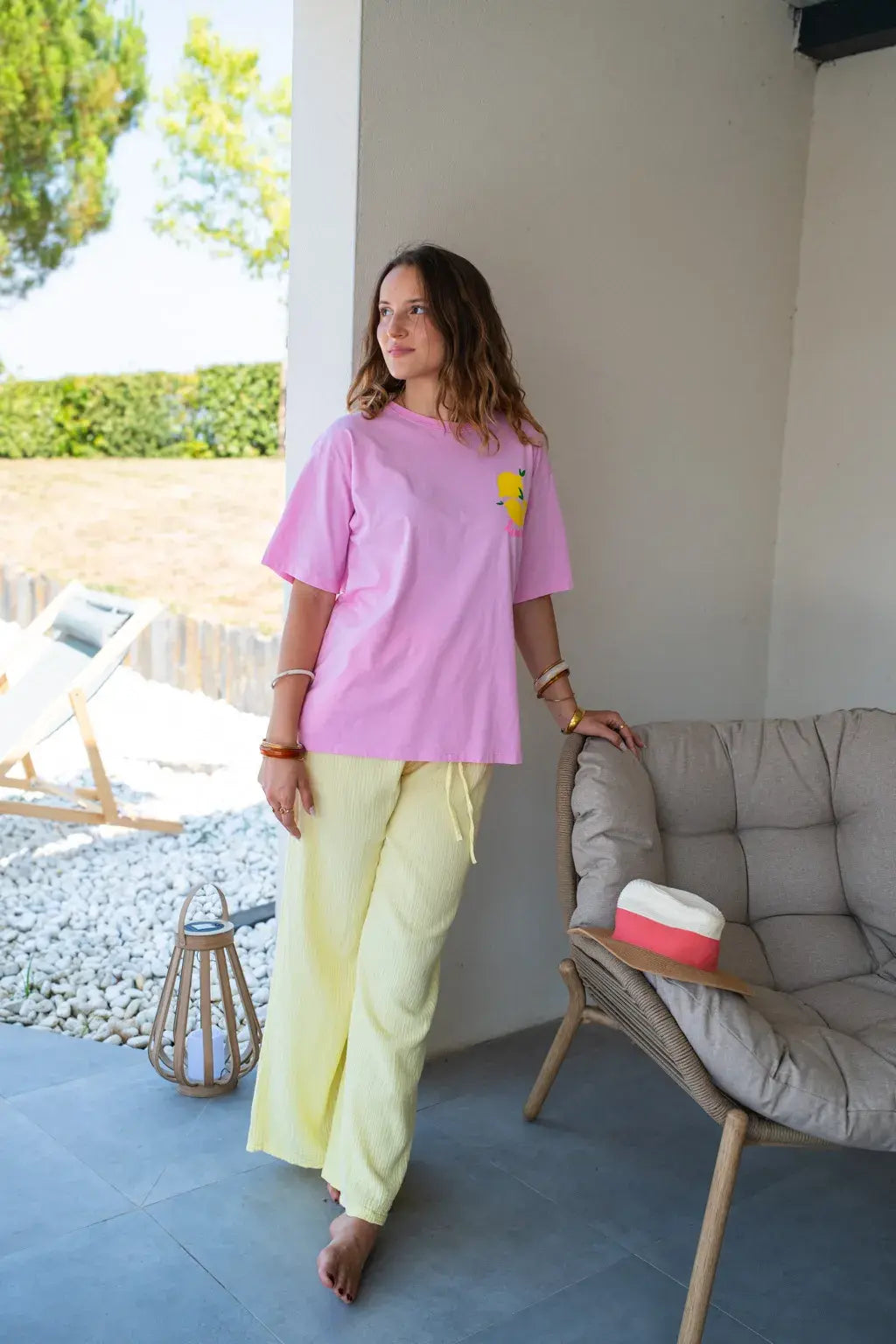 T-shirt Lemons rose