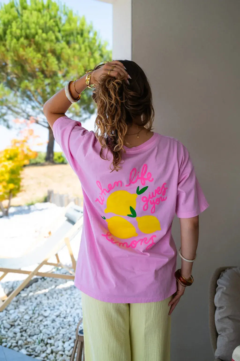T-shirt Lemons rose