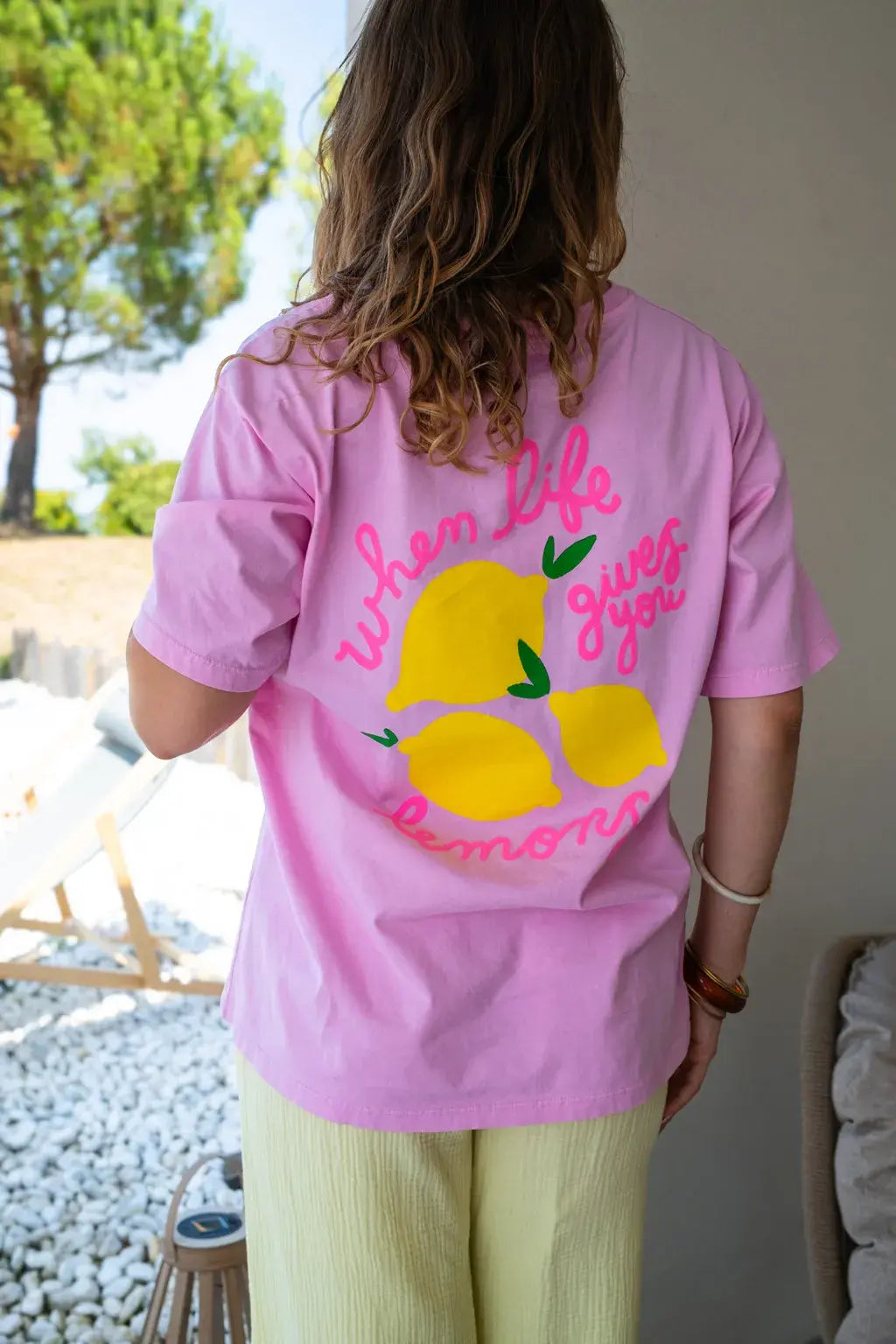 T-shirt Lemons rose