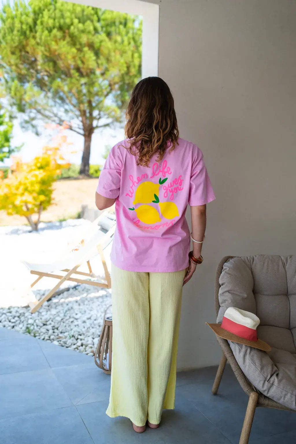 T-shirt Lemons rose
