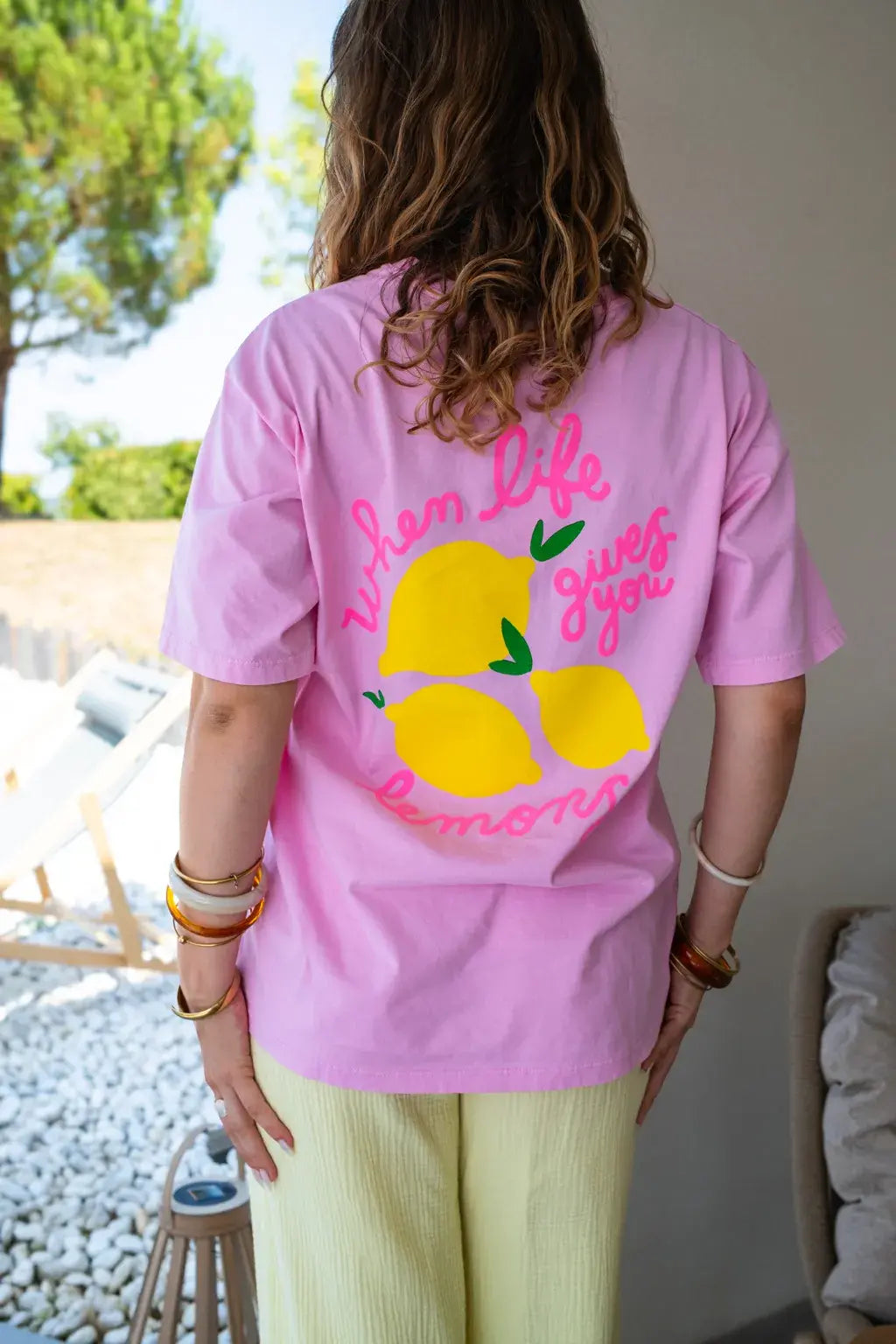 T-shirt Lemons rose