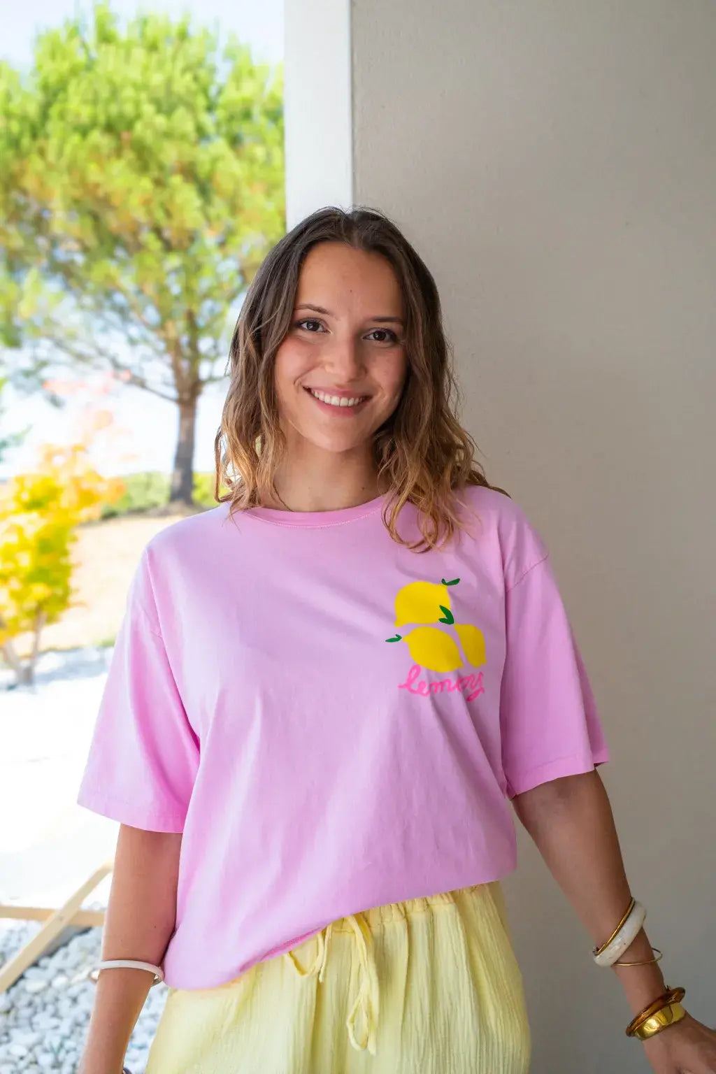 T-shirt Lemons rose