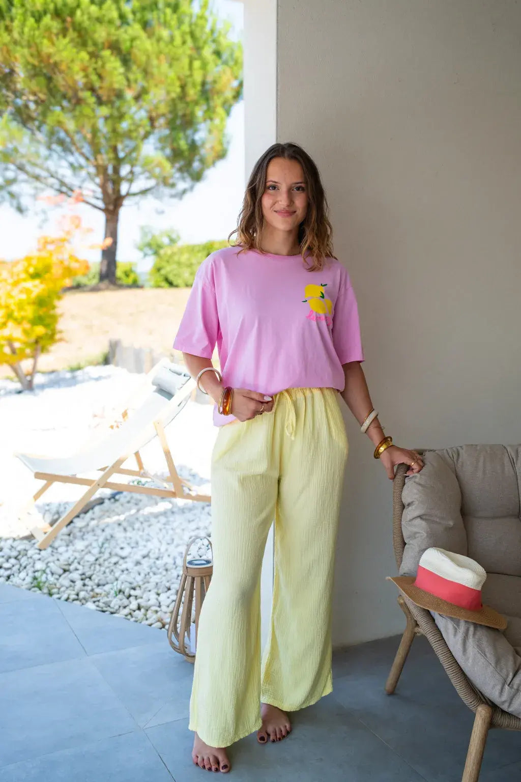 T-shirt Lemons rose