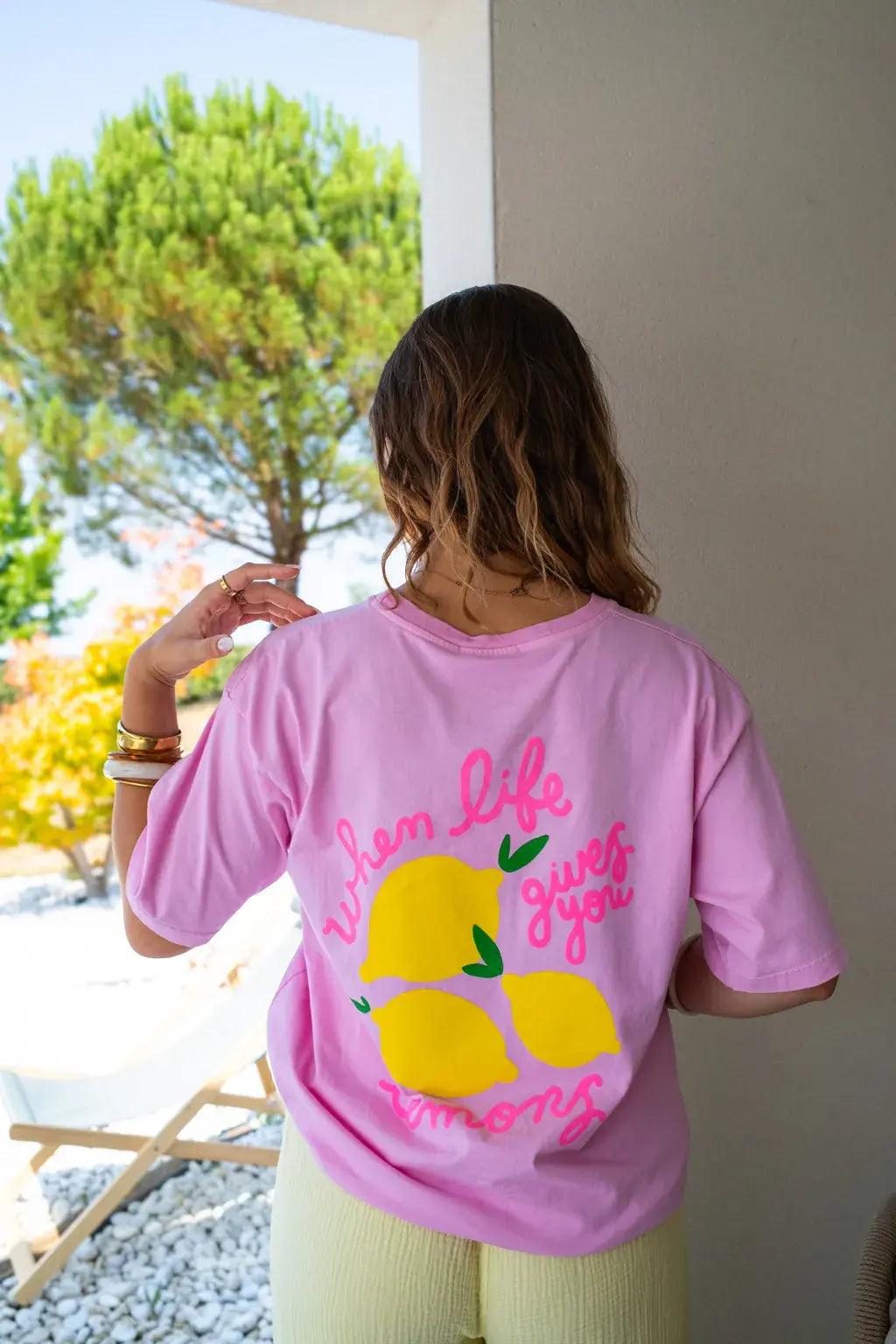 T-shirt Lemons rose