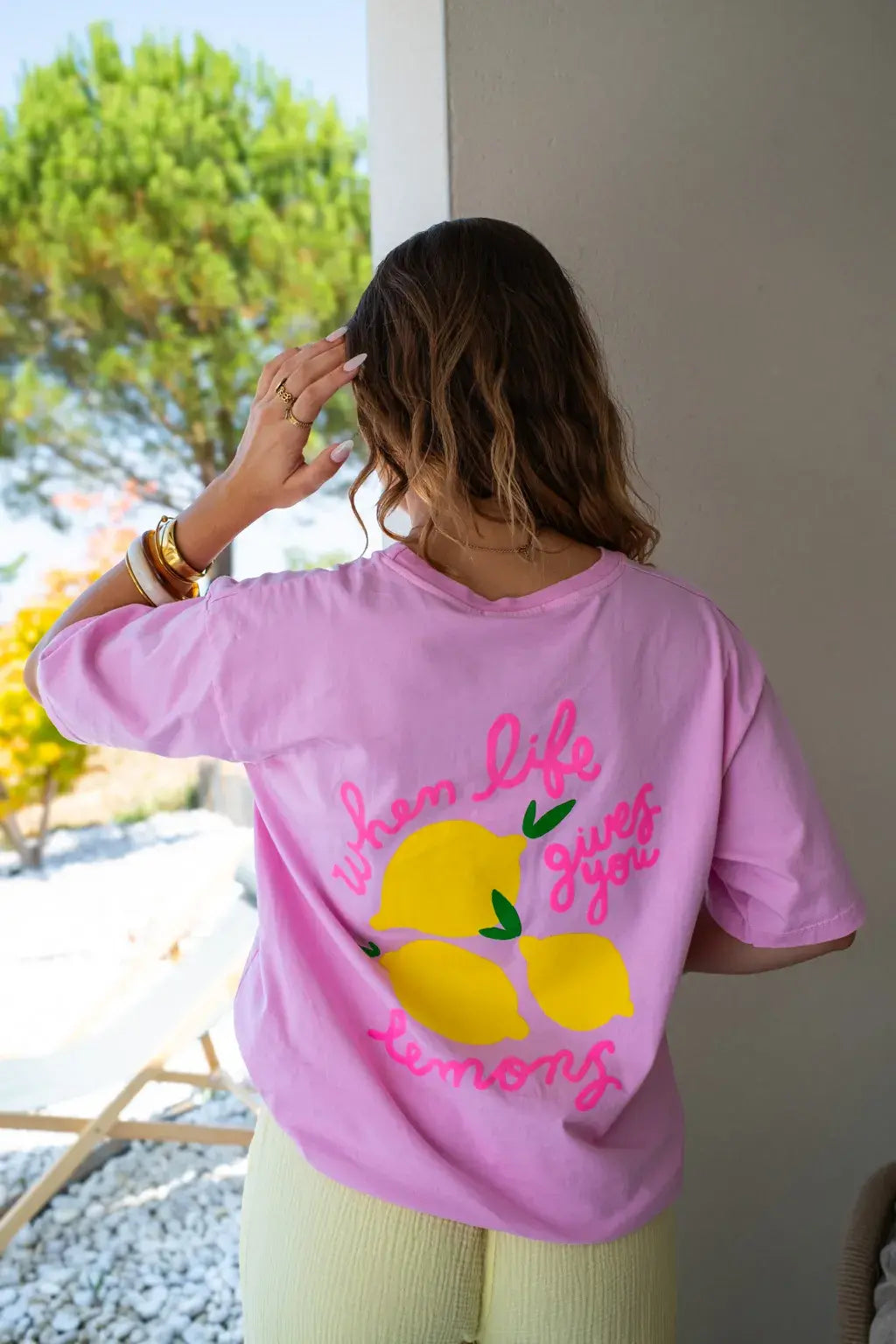 T-shirt Lemons rose