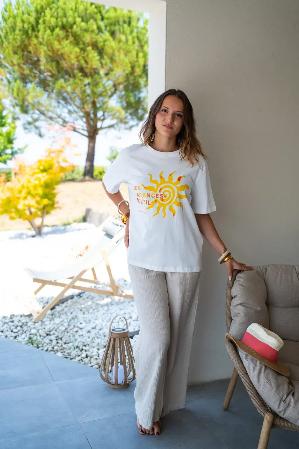 T-shirt Les vacances soleil