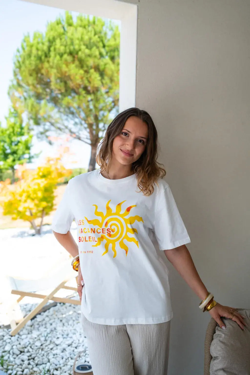T-shirt Les vacances soleil