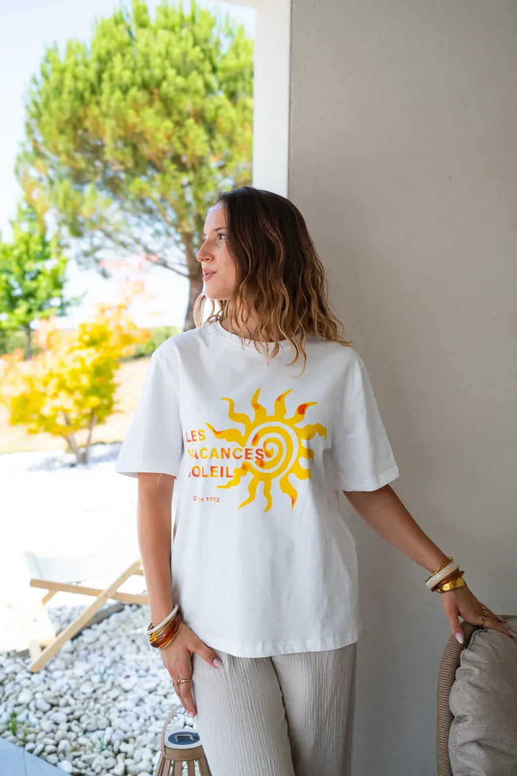 T-shirt Les vacances soleil