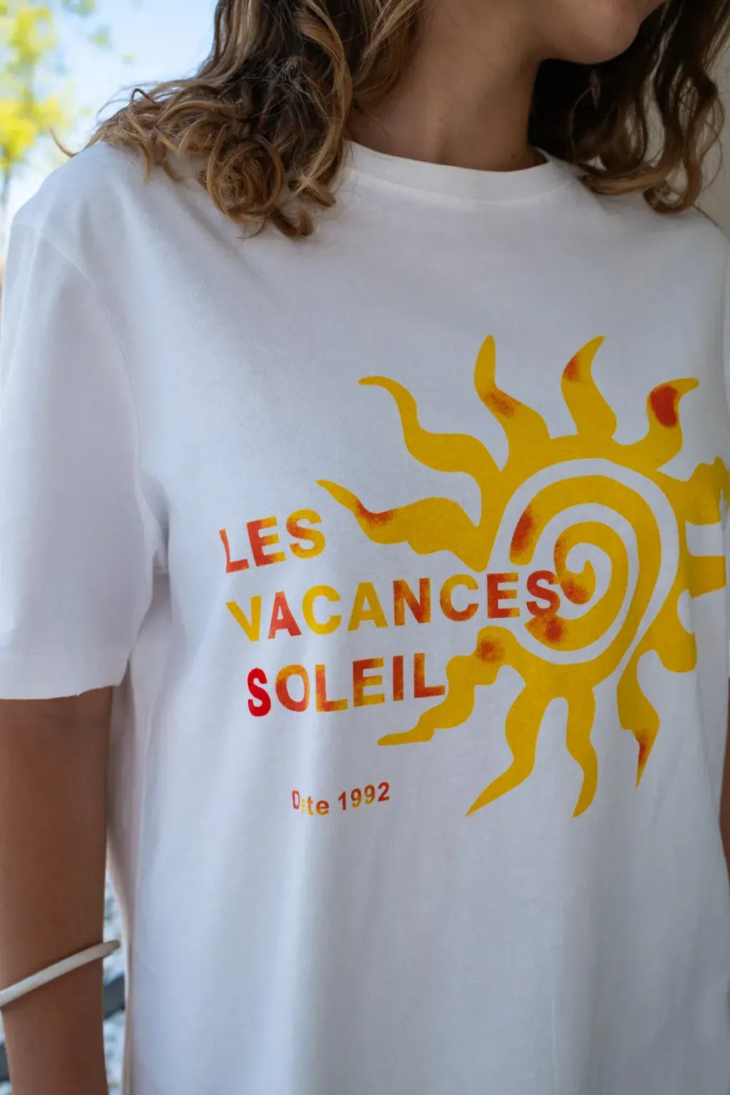 T-shirt Les vacances soleil