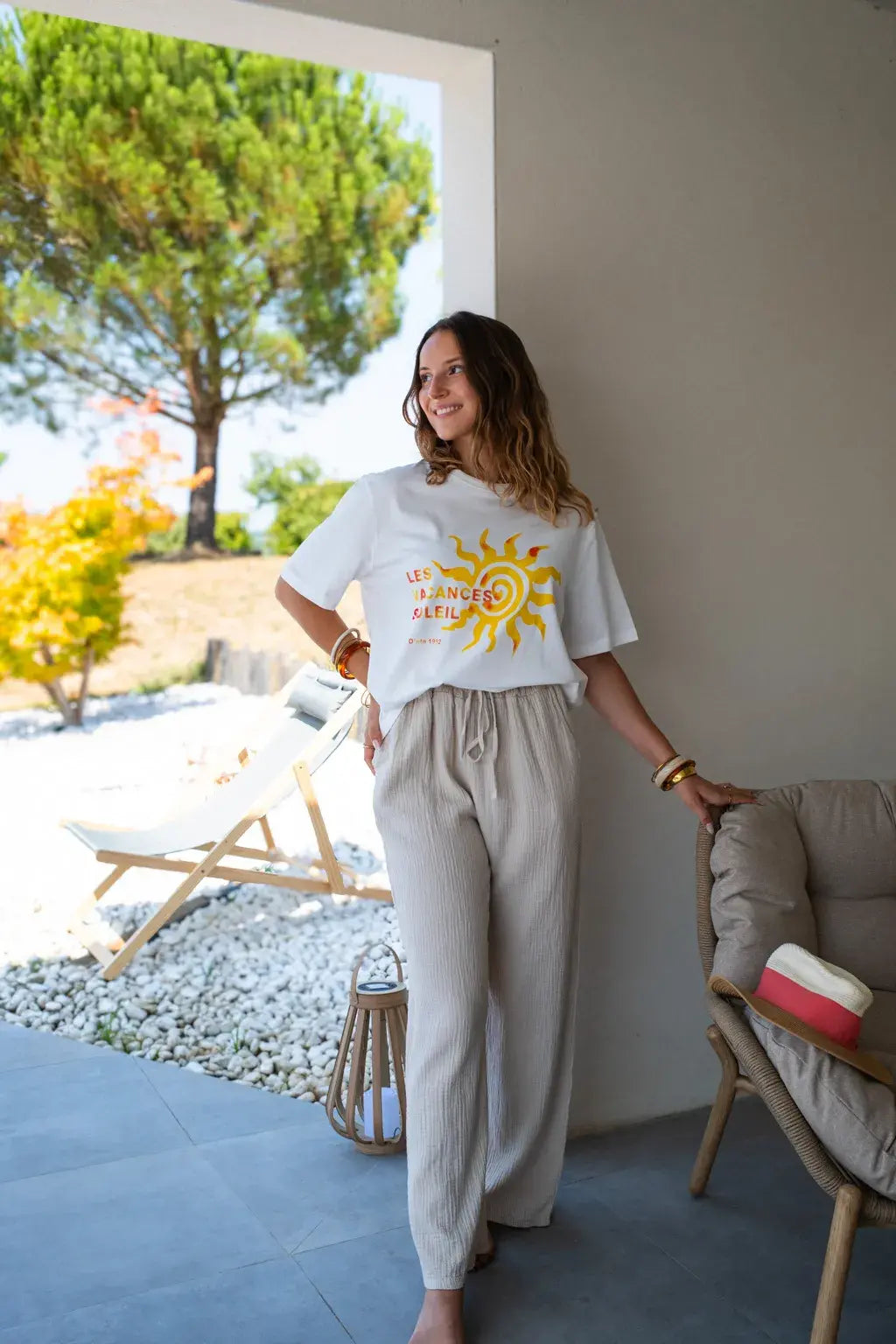T-shirt Les vacances soleil