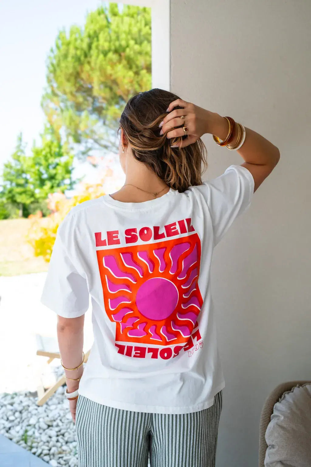 T-shirt Le Soleil écru