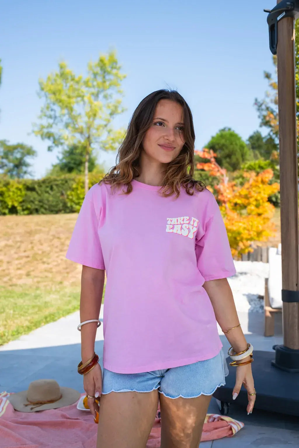 T-shirt Easy rose
