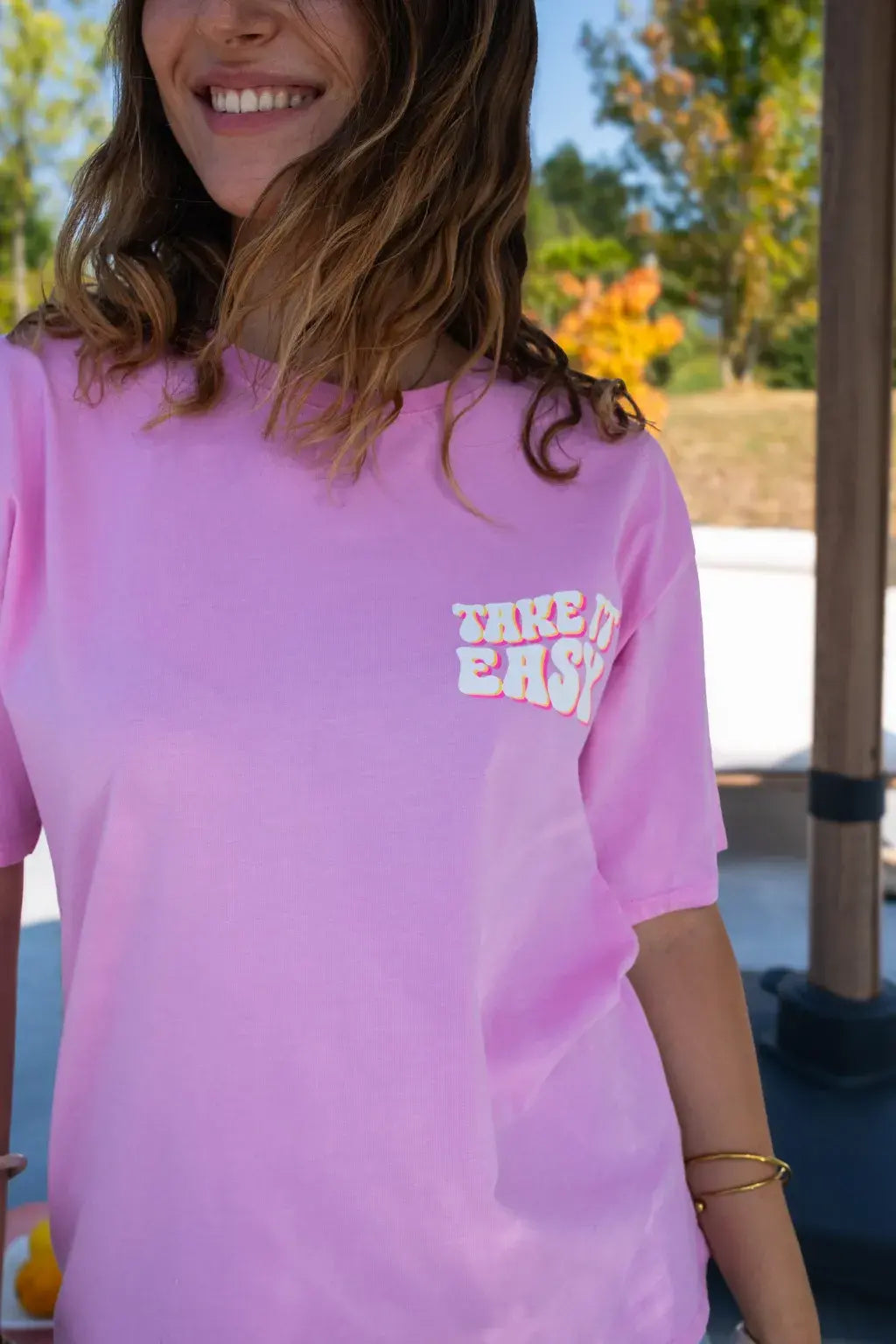 T-shirt Easy rose