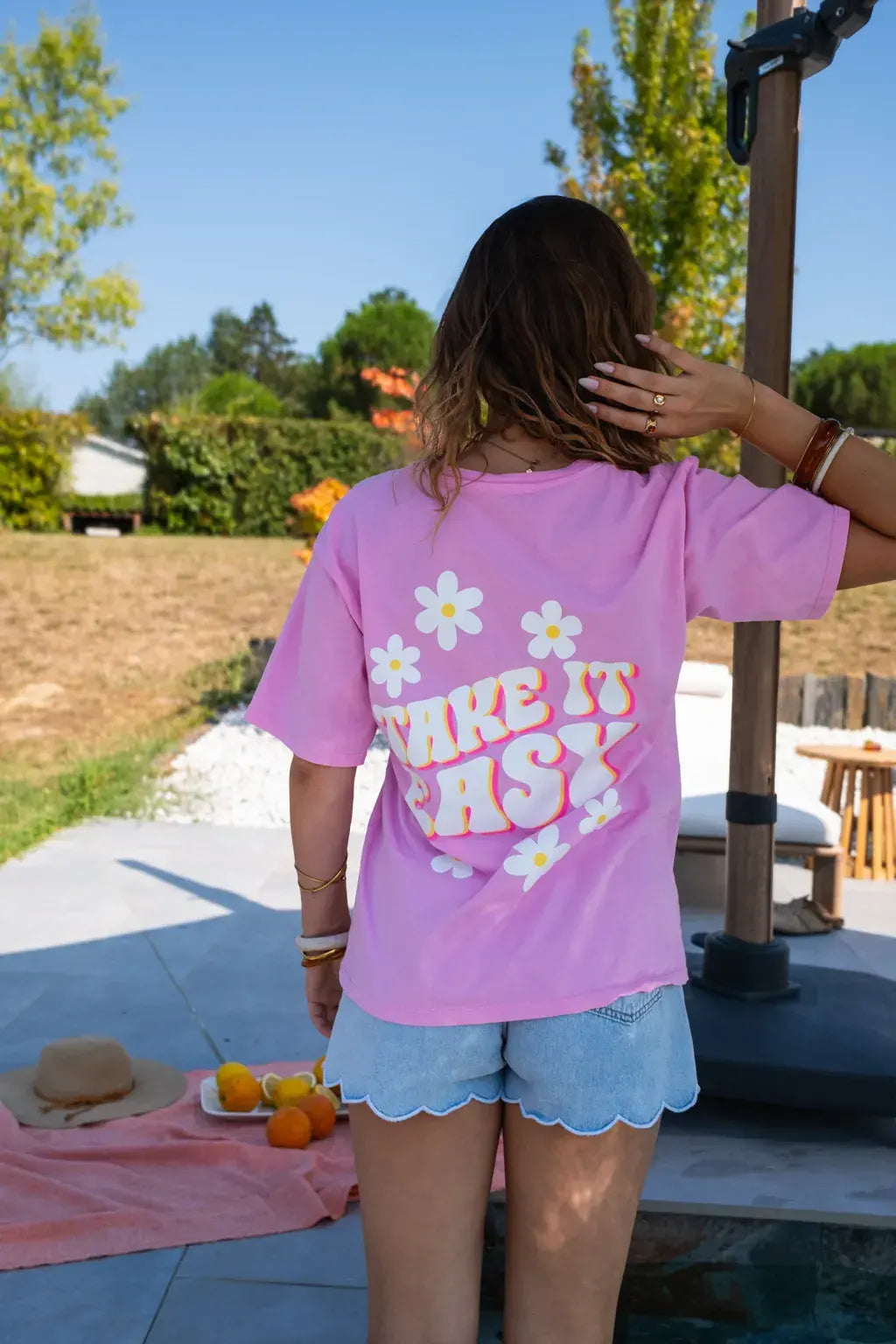 T-shirt Easy rose