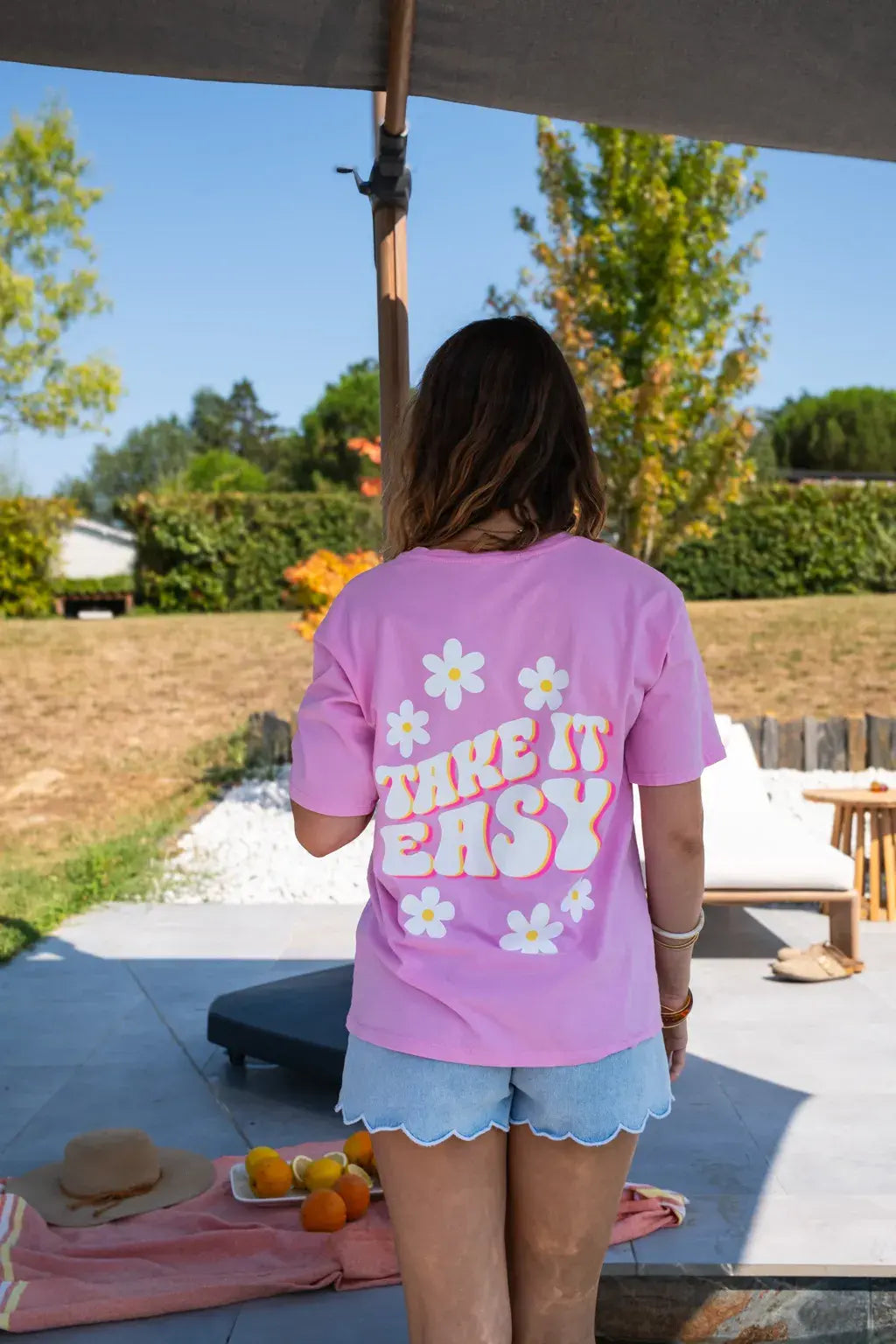 T-shirt Easy rose