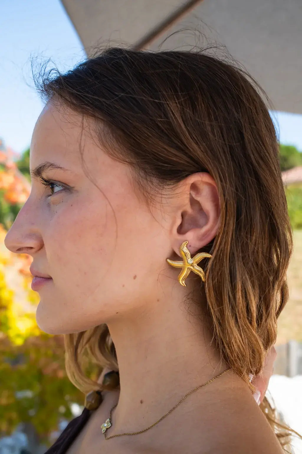 Boucles d'oreilles Étoile de mer