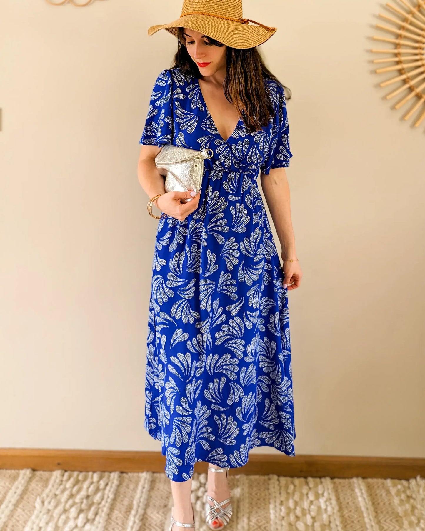 Robe longue à motifs - Marianic