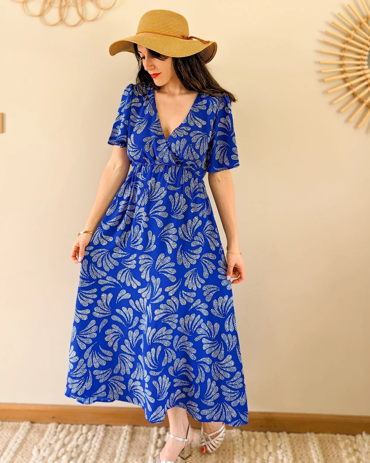 Robe longue à motifs - Marianic