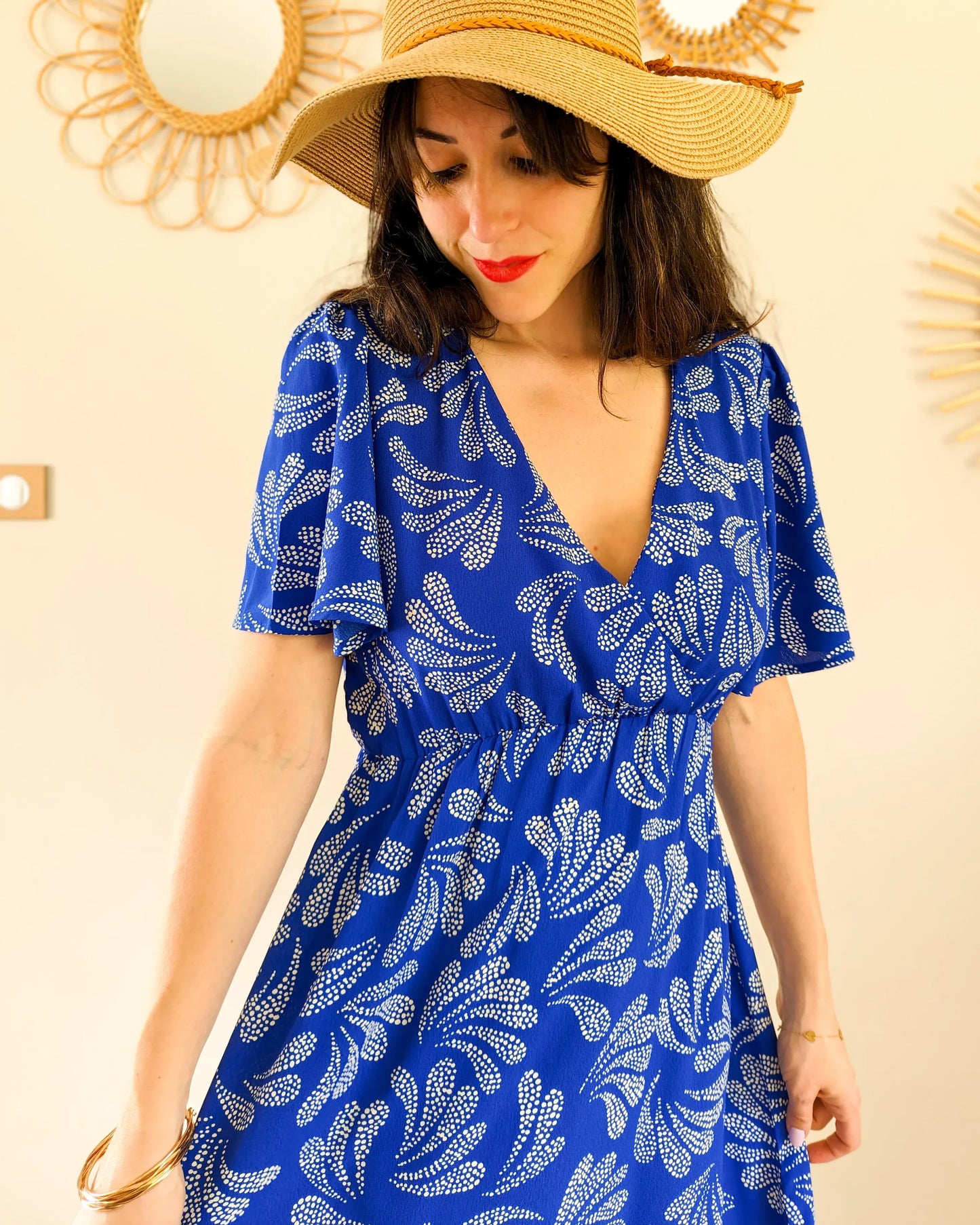 Robe longue à motifs - Marianic