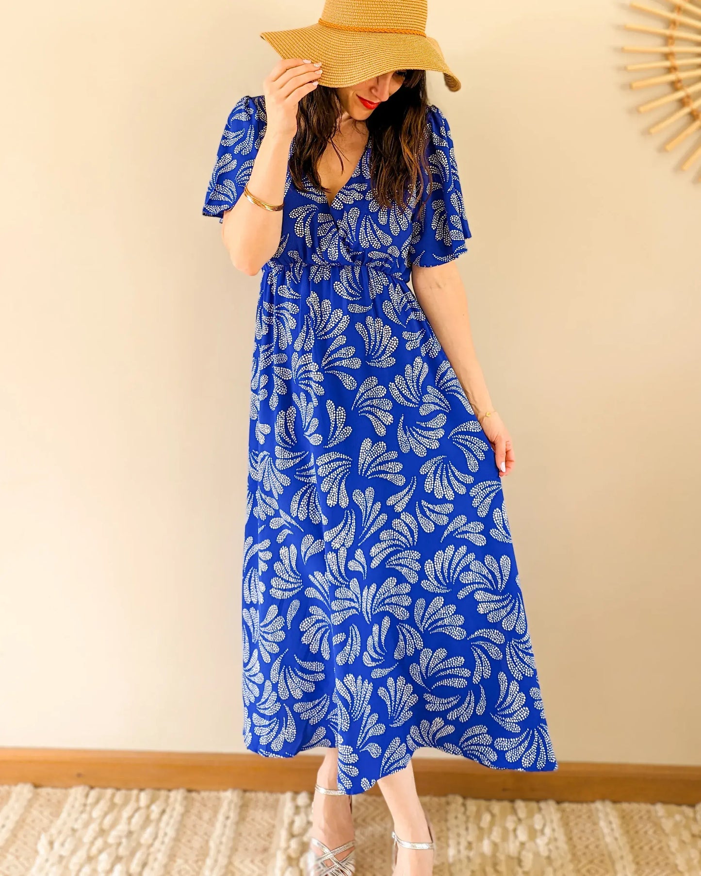 Robe longue à motifs - Marianic