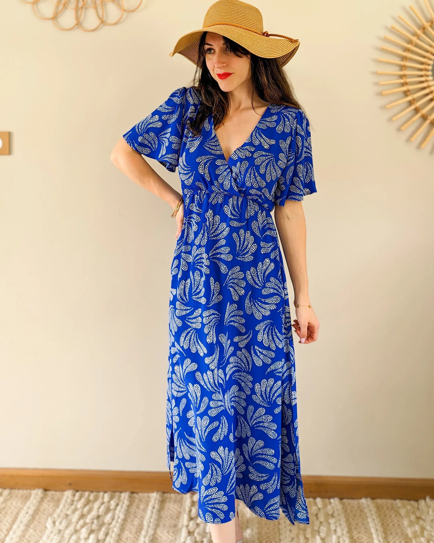 Robe longue à motifs - Marianic