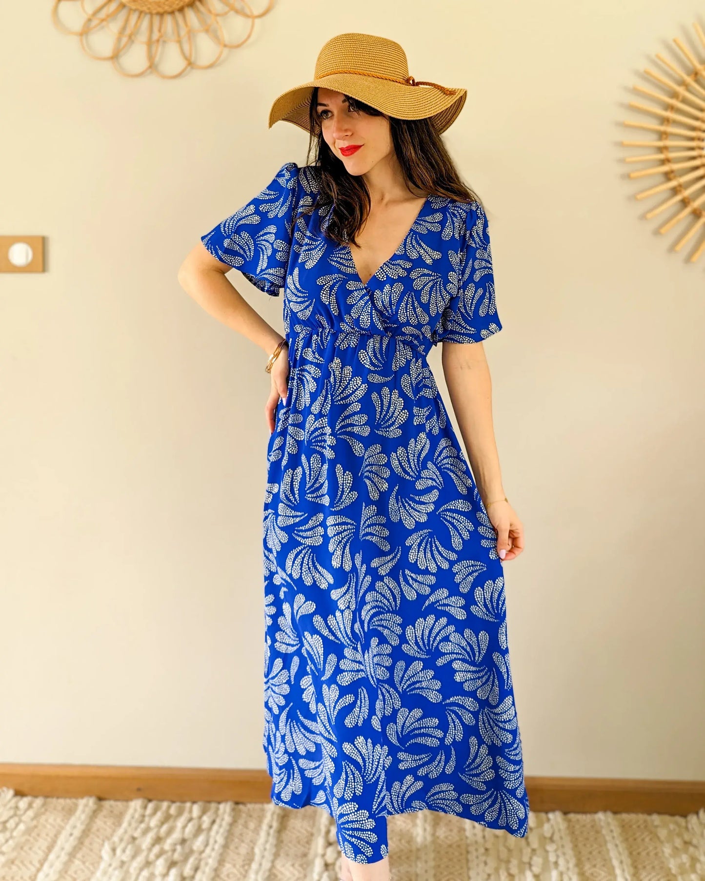 Robe longue à motifs - Marianic