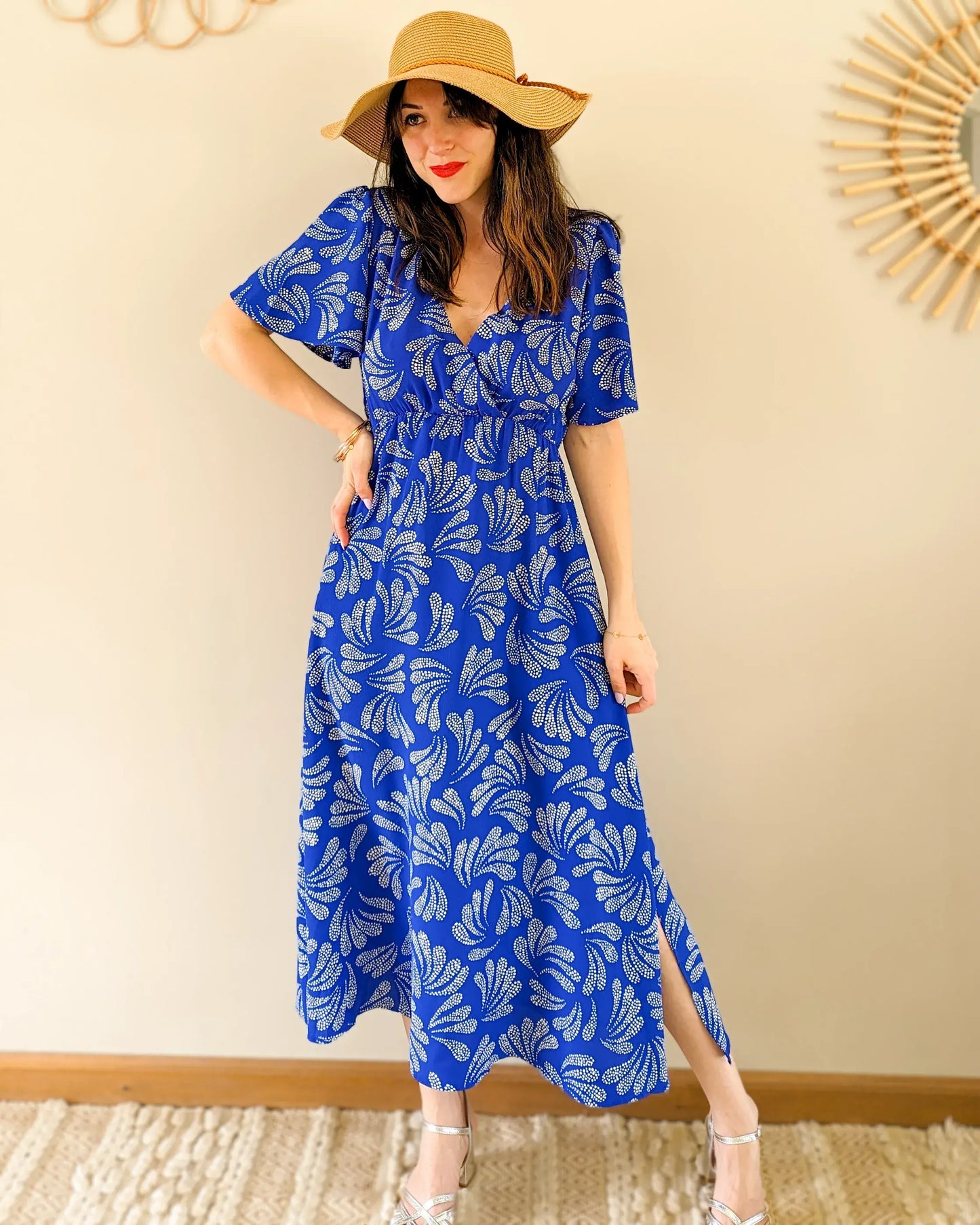 Robe longue à motifs - Marianic