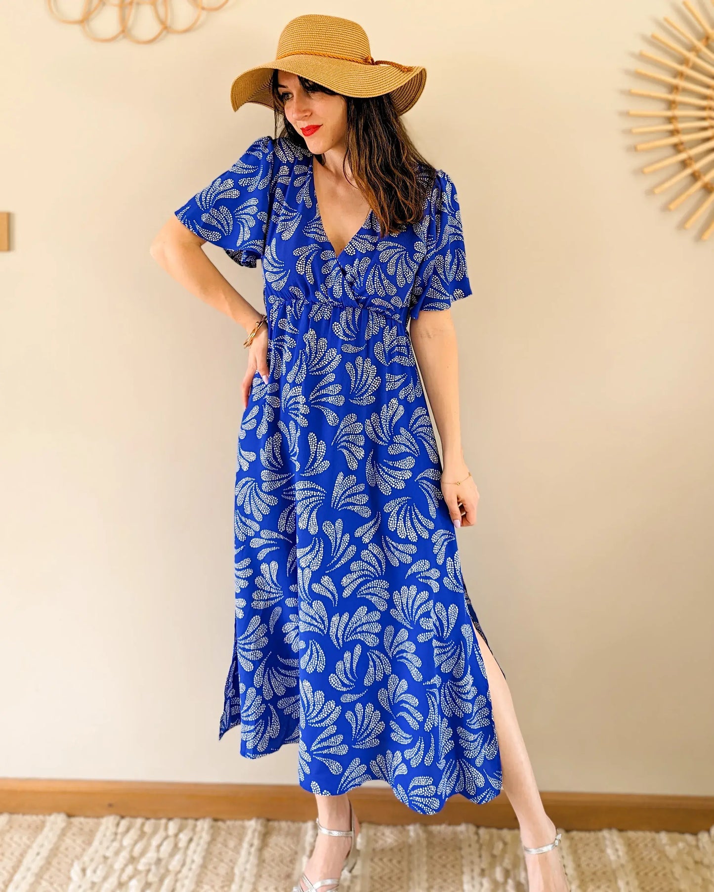 Robe longue à motifs - Marianic