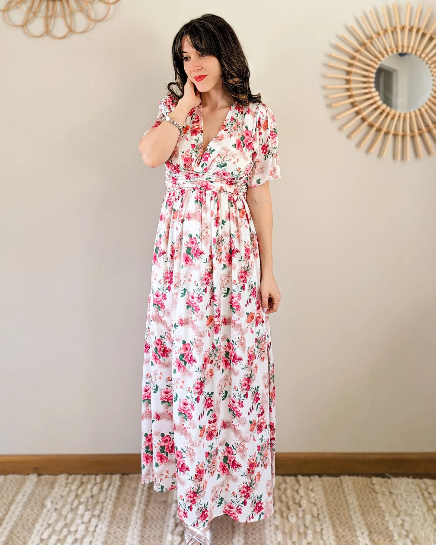 Robe longue fleurie - Lylia