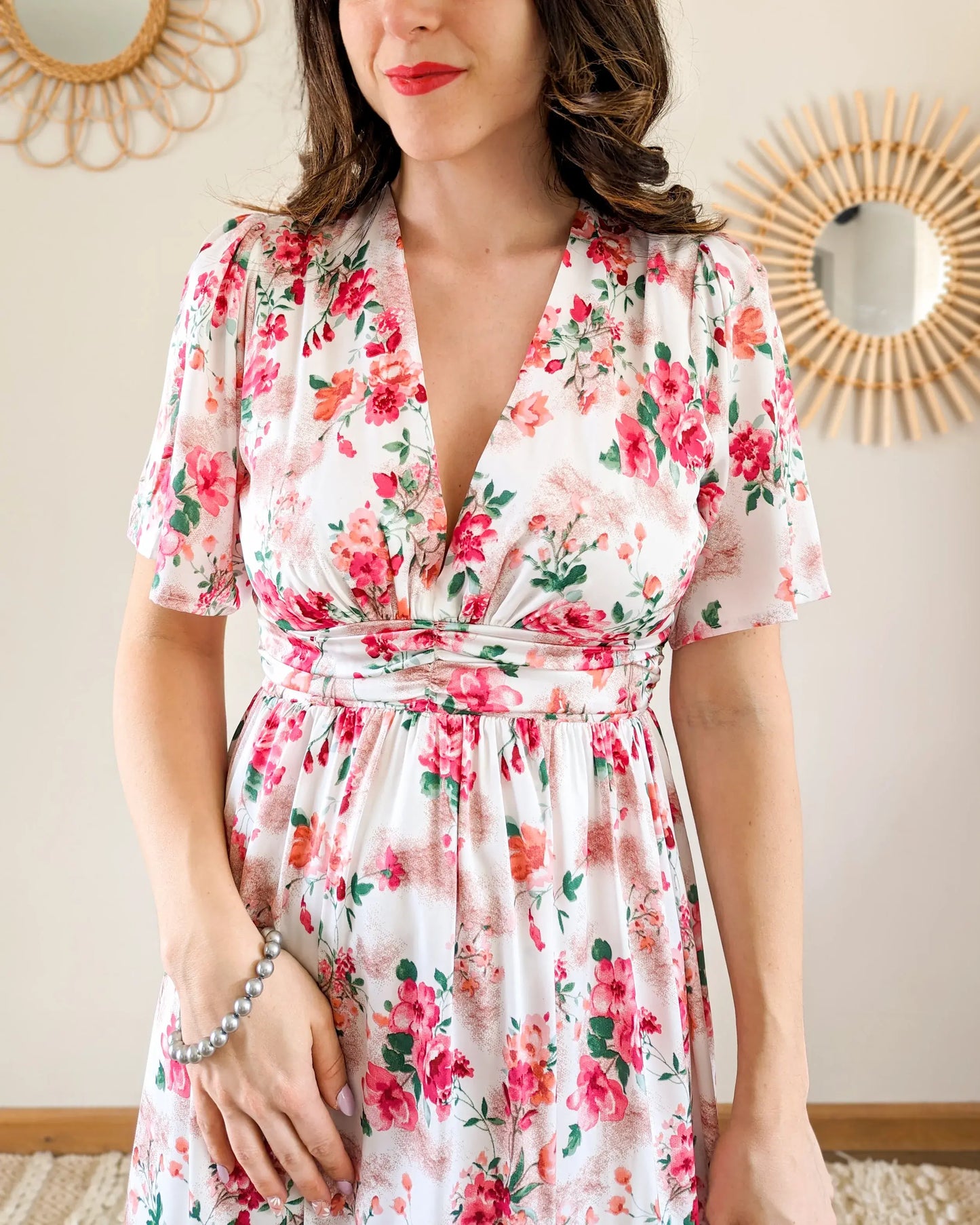 Robe longue fleurie - Lylia