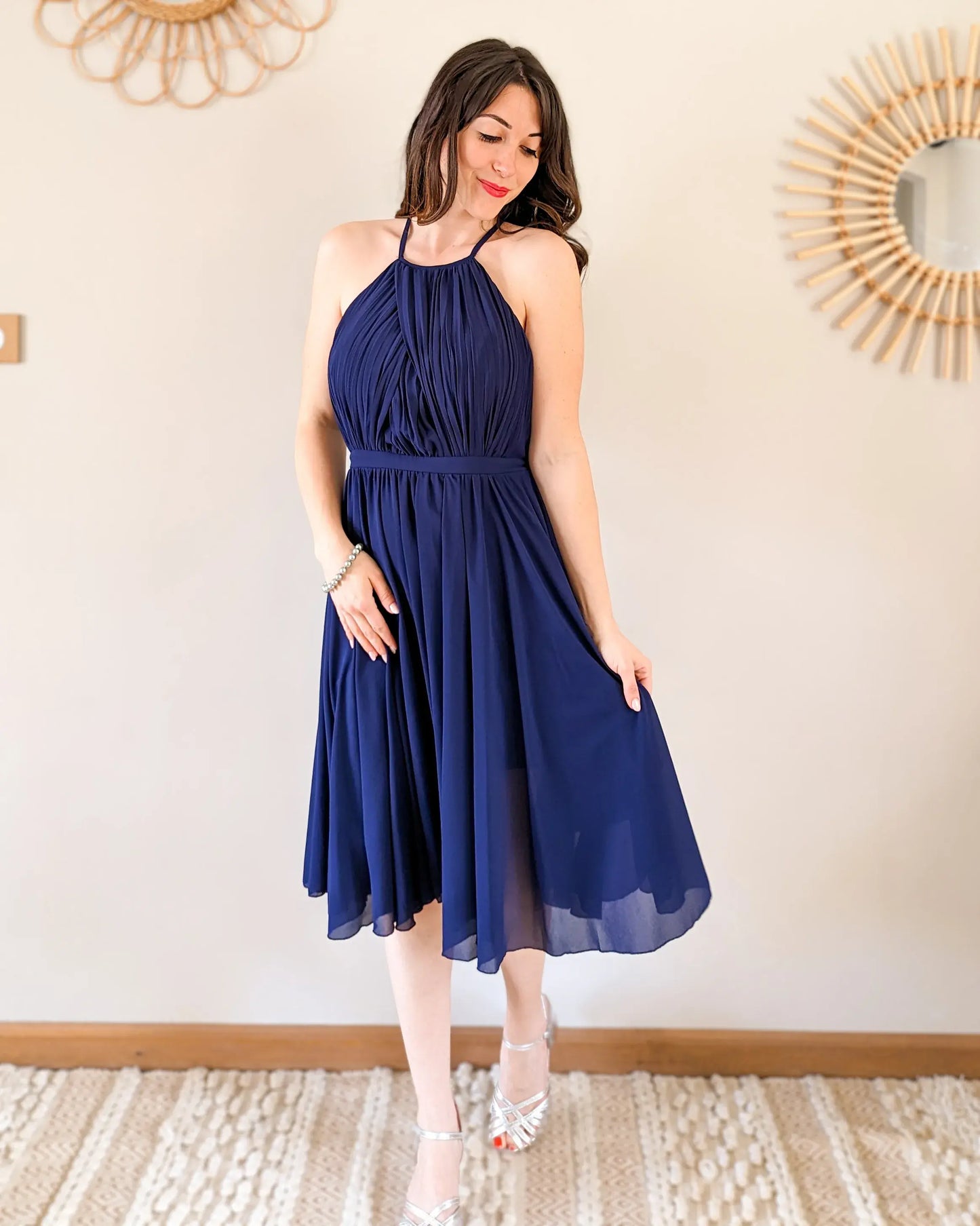 Robe courte marine - Anna