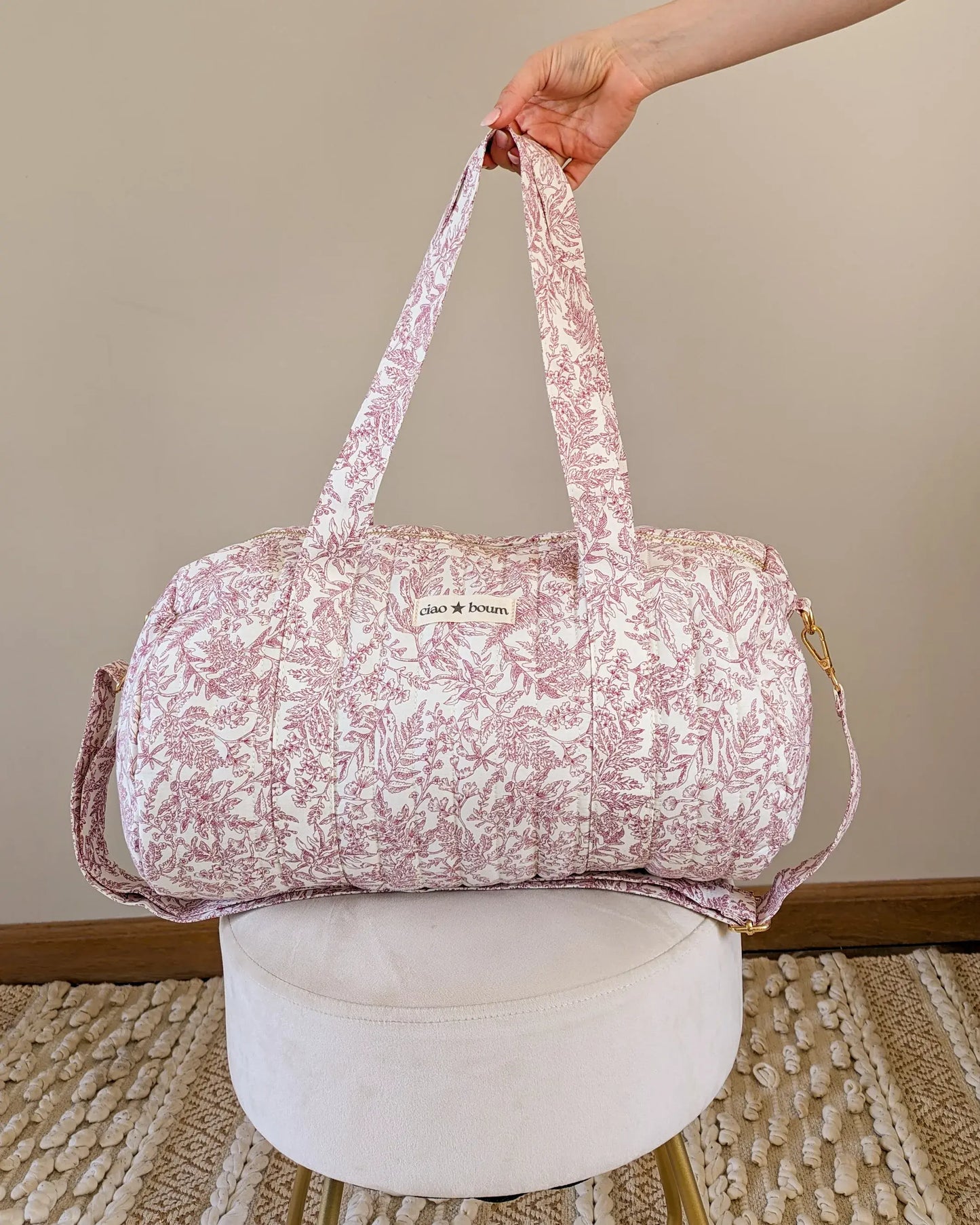 Sac bowling rose - Ciao Boum
