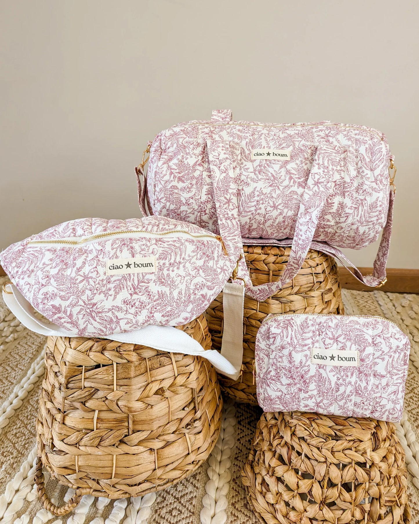 Sac bowling rose - Ciao Boum