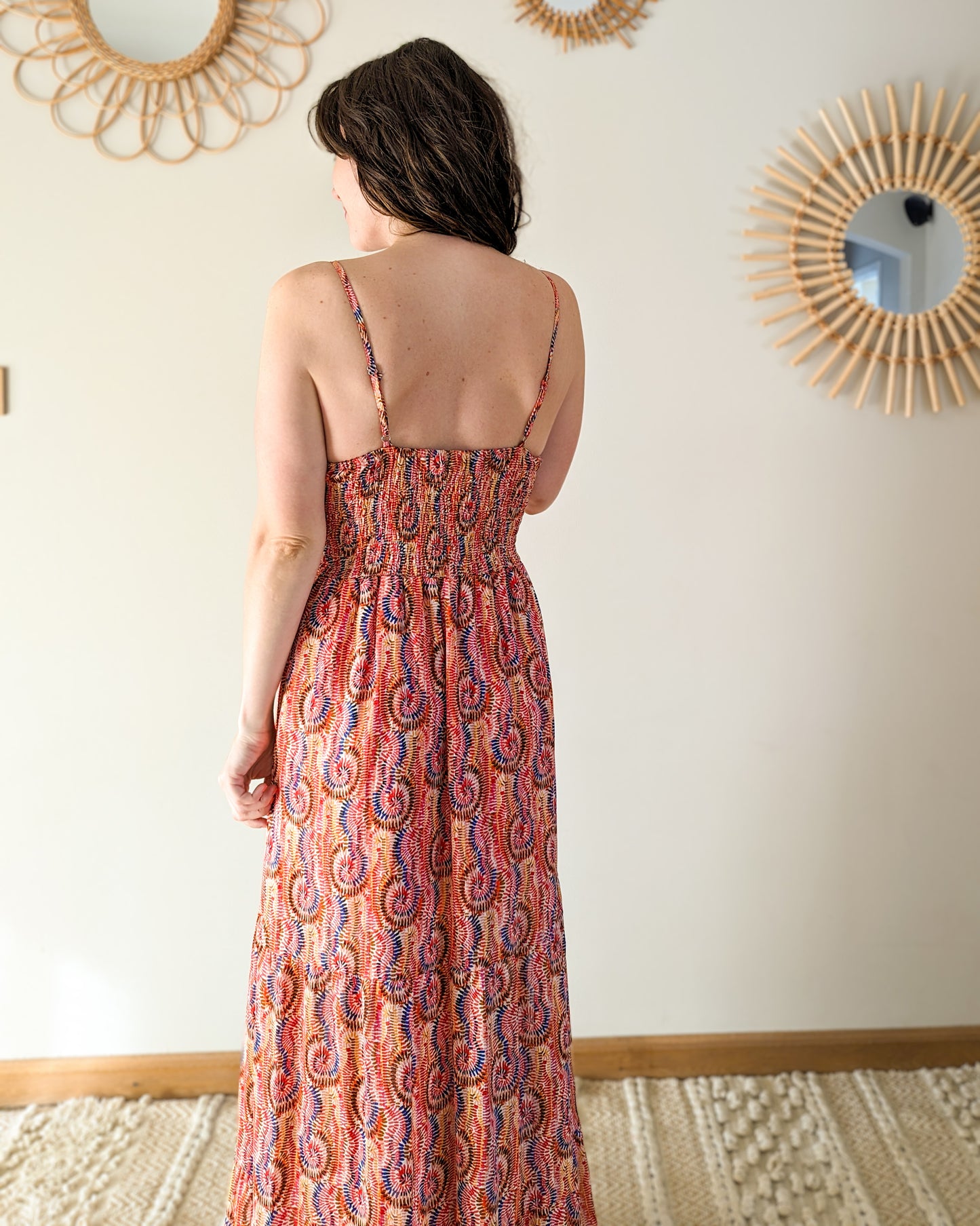 Robe longue à motifs - Popie