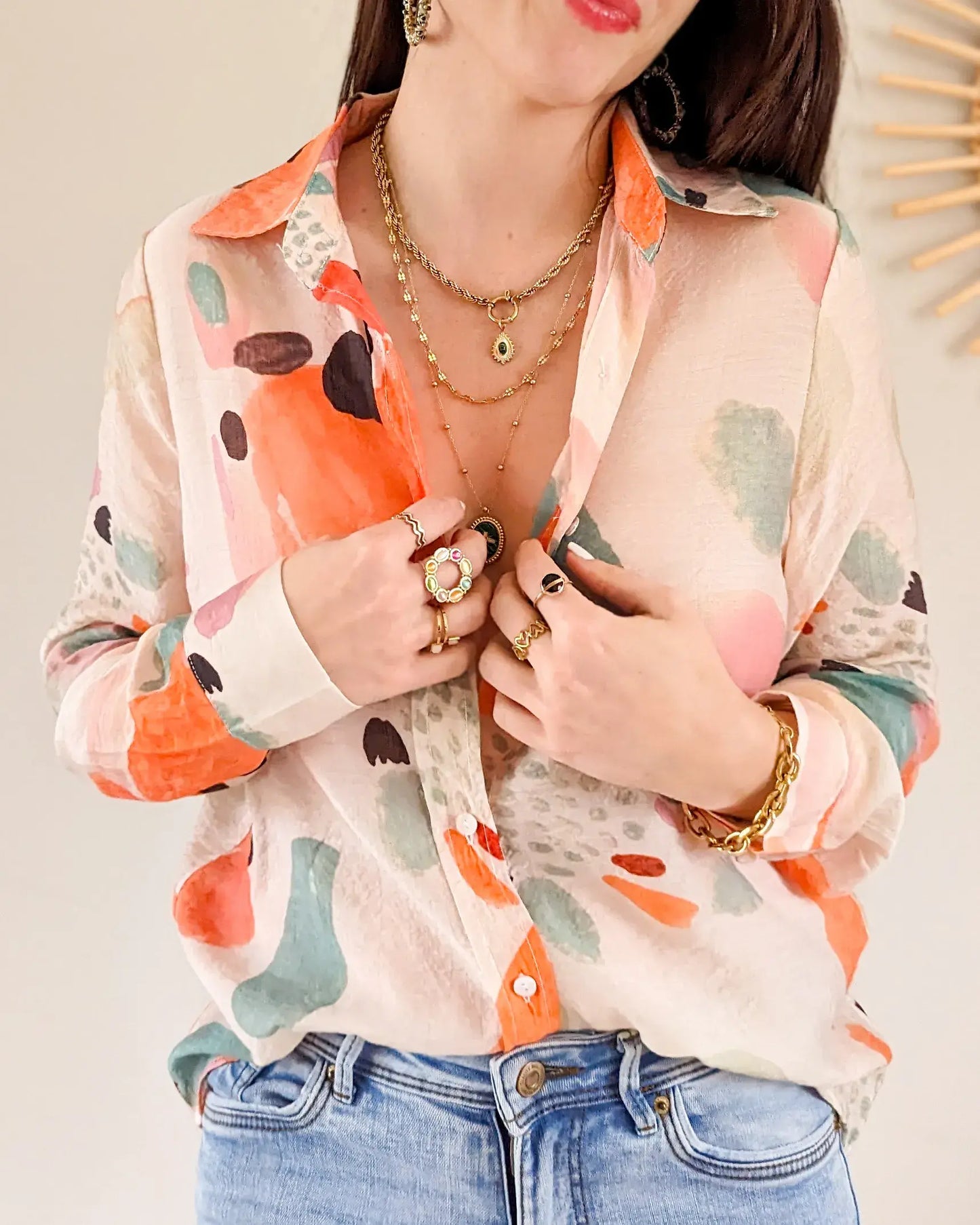 Chemise colorée - Sandro