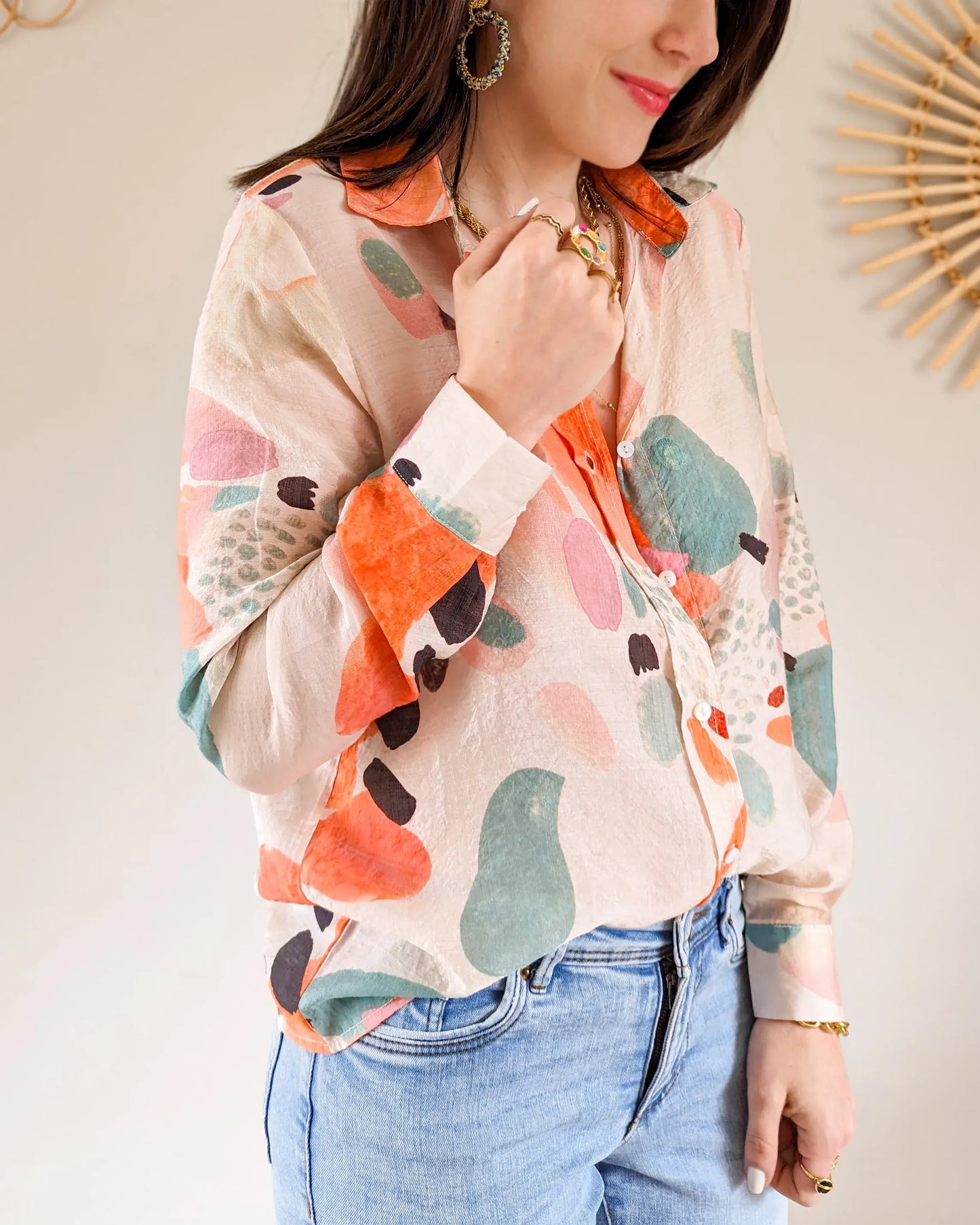 Chemise colorée - Sandro