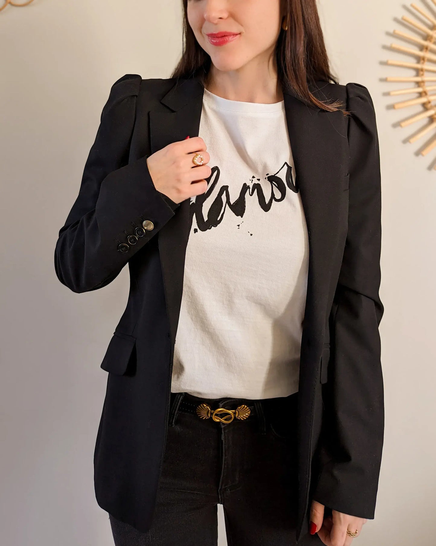 T-shirt blanc - Glamour