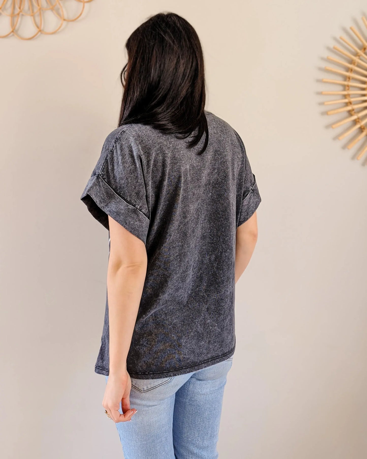 T-shirt - Babe gris
