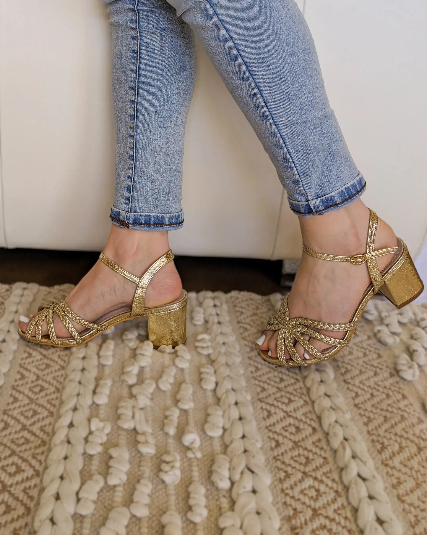 Sandales dorées - Goldy