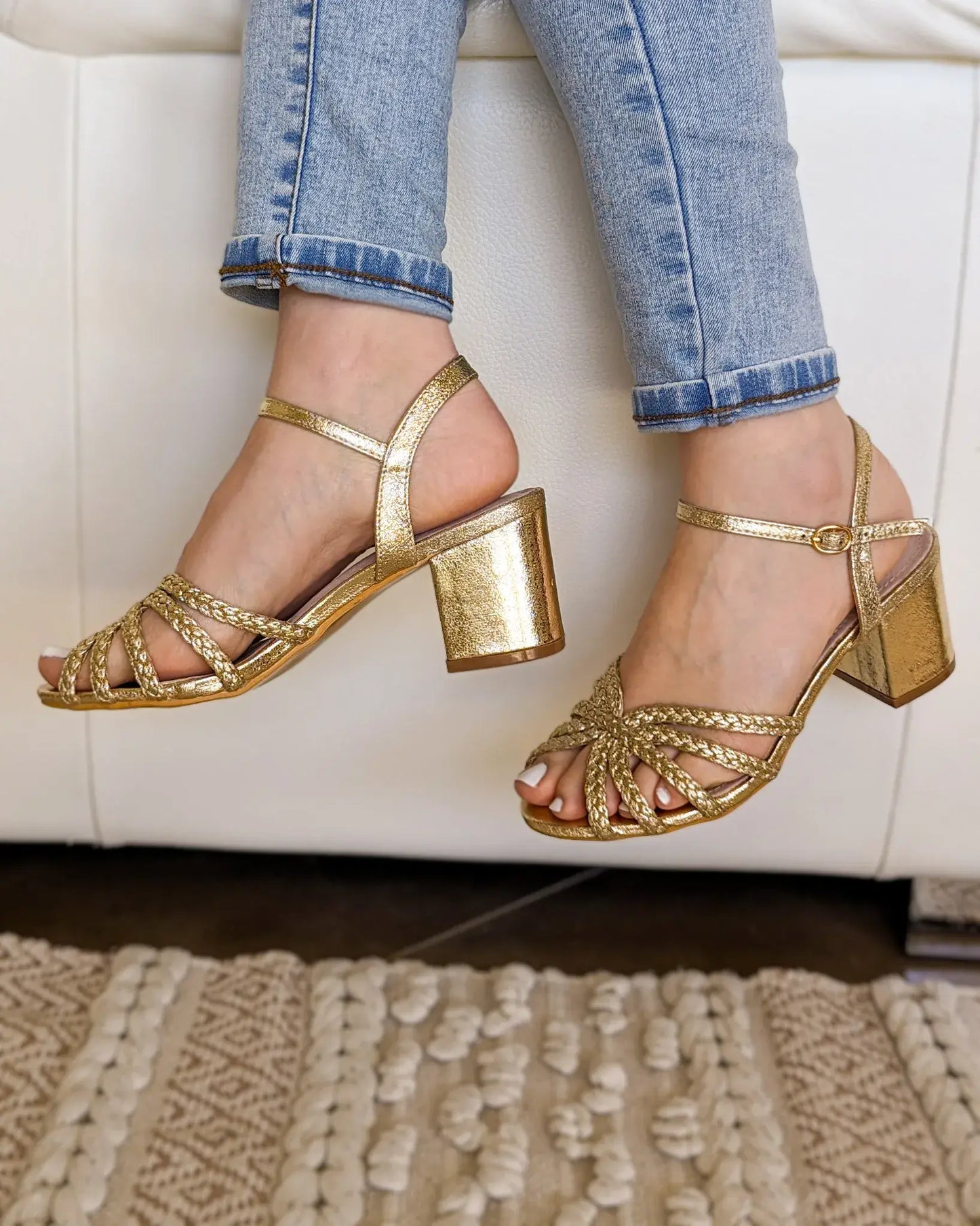 Sandales dorées - Goldy