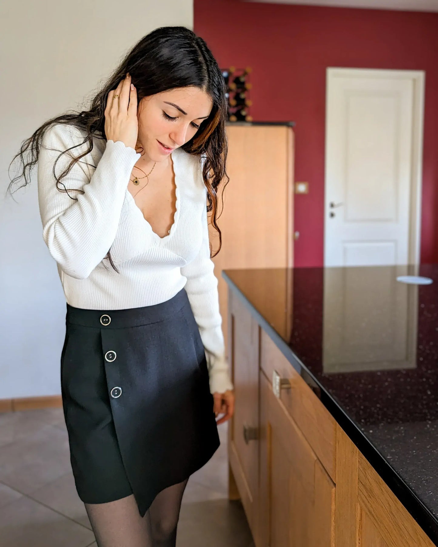 Jupe-short noire - Lona