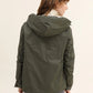 Imperméable rembourré mi-saison Laura Jo kaki mat/brillant - Victoria court