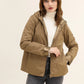 Imperméable rembourré mi-saison Laura Jo camel mat/brillant - Victoria court