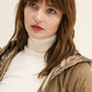 Imperméable rembourré mi-saison Laura Jo camel mat/brillant - Victoria court