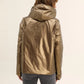 Imperméable rembourré mi-saison Laura Jo camel mat/brillant - Victoria court