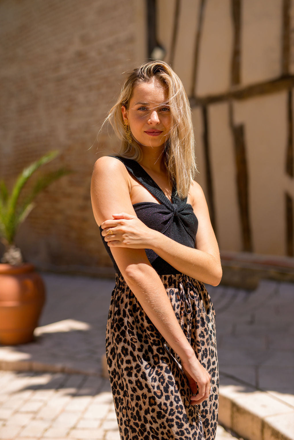 Top Kenza noir