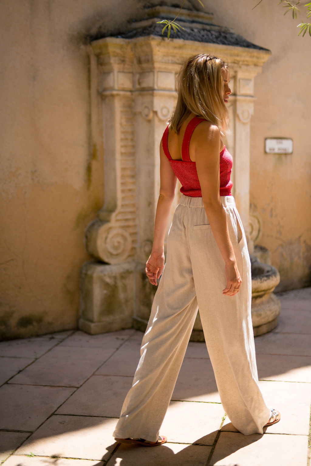 Pantalon Darren beige
